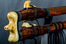 Ironwood (desert) Native American Flute, Minor, Low C-4, #J20Ga